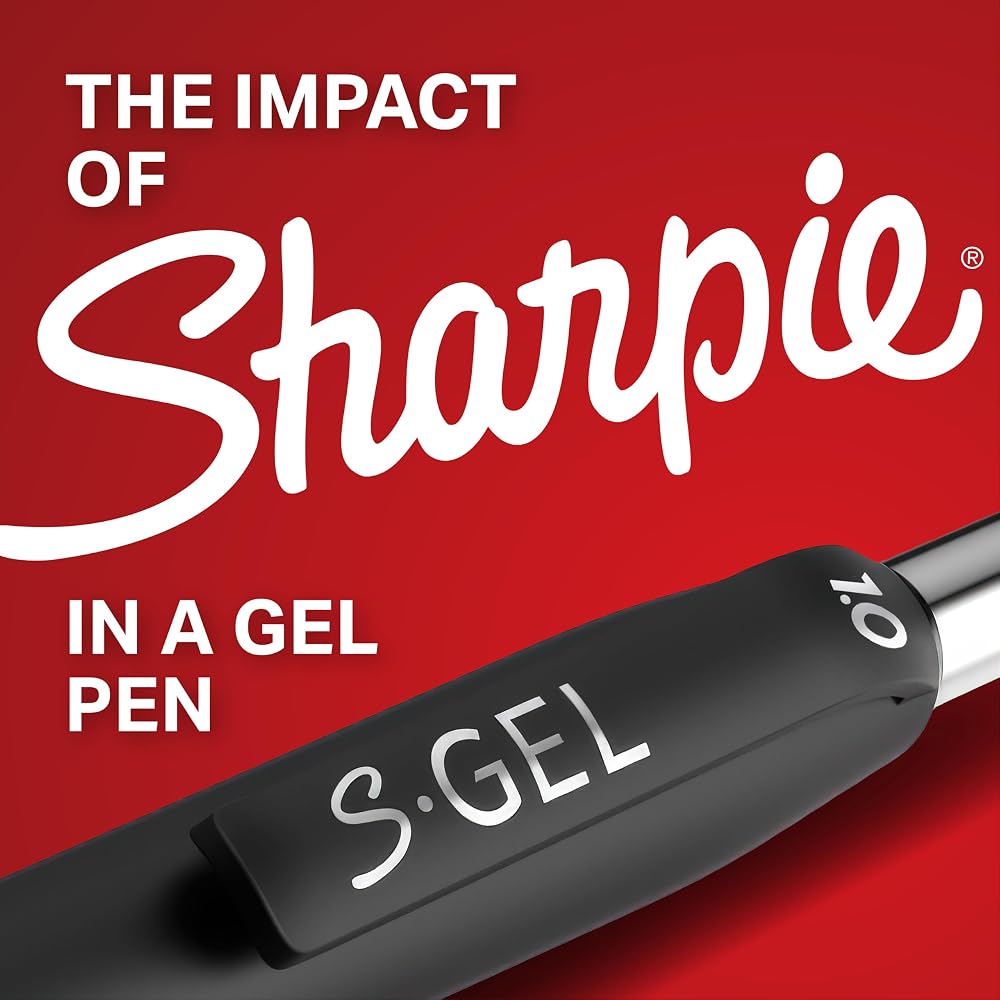Sharpie S-Gel 笔尖特写