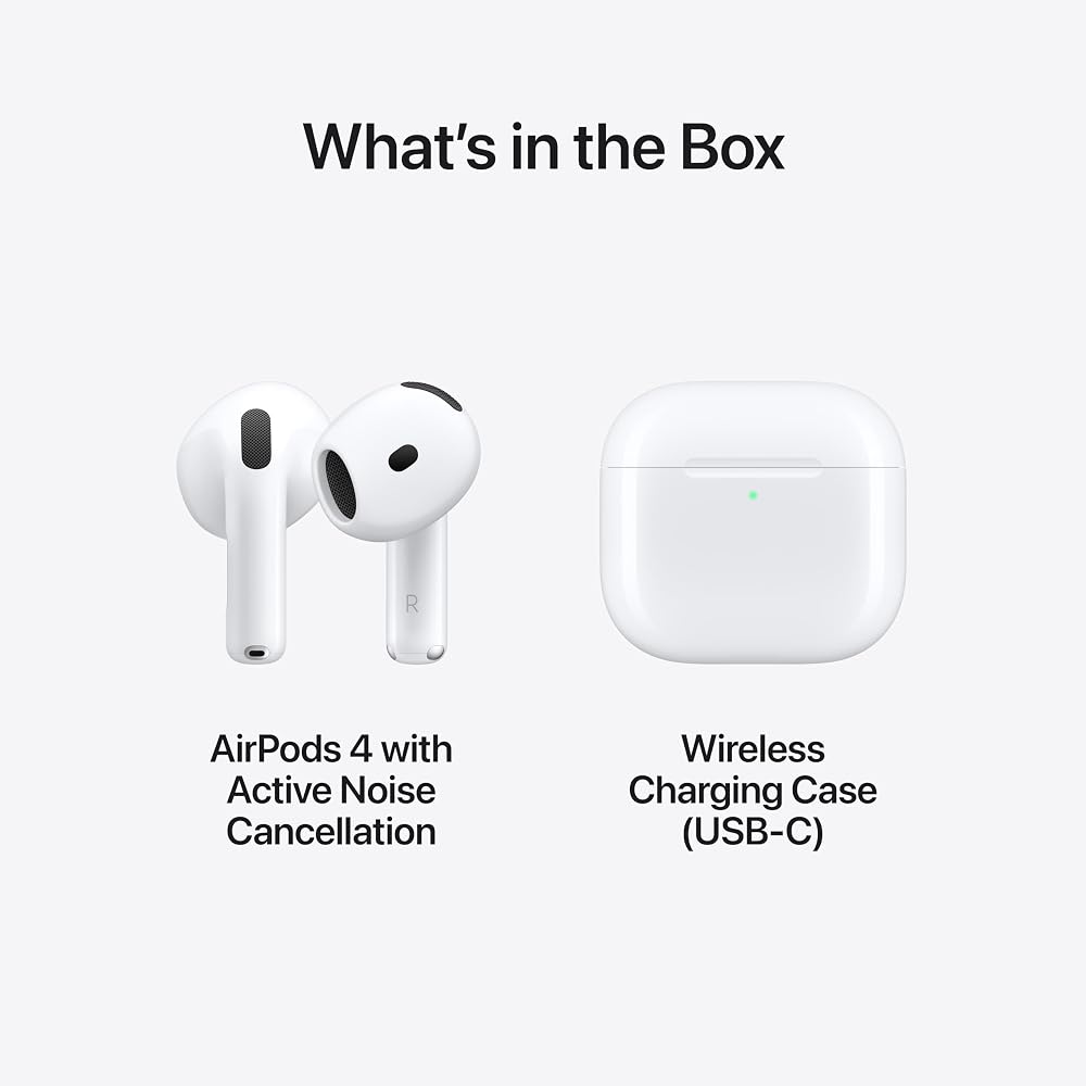 AirPods 4 佩戴展示