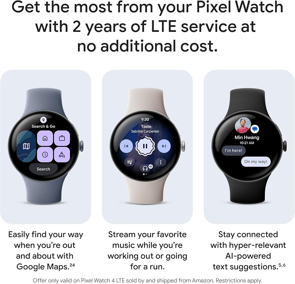 Pixel Watch 4 健康与运动监测