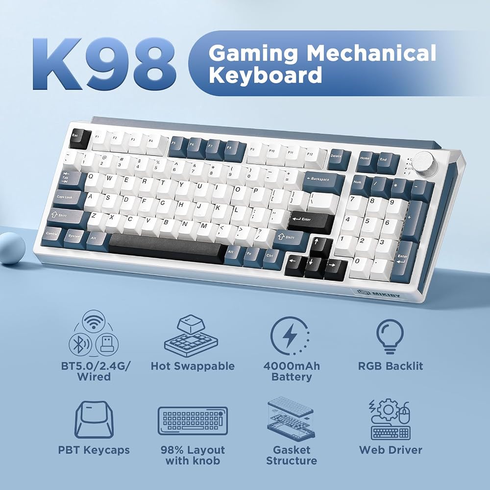 MIKIBY K98 键盘正面